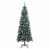 Albero di Natale artificiale con 300 LED Verde 210 cm