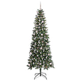 Albero di Natale artificiale con 300 LED Verde 240 cm