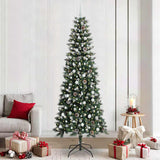 Albero di Natale artificiale con 300 LED Verde 240 cm