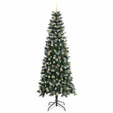 Albero di Natale artificiale con 300 LED Verde 240 cm
