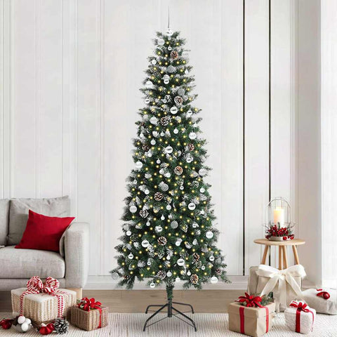 Albero di Natale artificiale con 300 LED Verde 240 cm