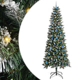 Albero di Natale artificiale con 300 LED Verde 240 cm