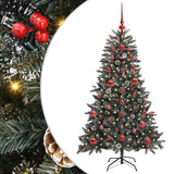 Albero di Natale artificiale con 150 LED Verde 120 cm