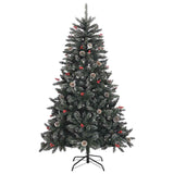 Albero di Natale artificiale con 150 LED Verde 120 cm