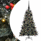 Albero di Natale artificiale con 150 LED Verde 120 cm