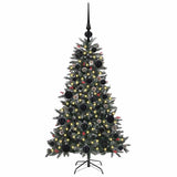 Albero di Natale artificiale con 150 LED Verde 120 cm