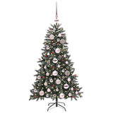Albero di Natale artificiale con 150 LED Verde 120 cm