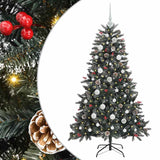 Albero di Natale artificiale con 150 LED Verde 120 cm