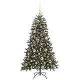 Albero di Natale artificiale con 150 LED Verde 120 cm