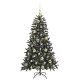Albero di Natale artificiale con 150 LED Verde 120 cm