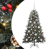 Albero di Natale artificiale con 150 LED Verde 120 cm