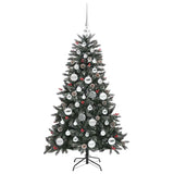 Albero di Natale artificiale con 150 LED Verde 120 cm