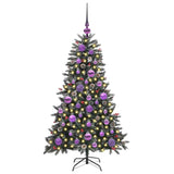 Albero di Natale artificiale con 150 LED Verde 120 cm