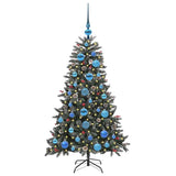 Albero di Natale artificiale con 150 LED Verde 120 cm