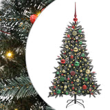 Albero di Natale artificiale con 150 LED Verde 120 cm