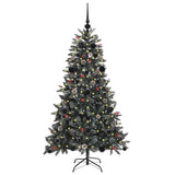 Albero di Natale artificiale con 150 LED Verde 150 cm