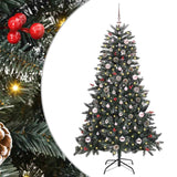 Albero di Natale artificiale con 150 LED Verde 150 cm
