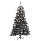 Albero di Natale artificiale con 150 LED Verde 150 cm