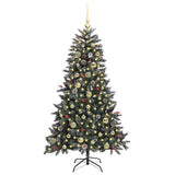 Albero di Natale artificiale con 150 LED Verde 150 cm