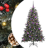 Albero di Natale artificiale con 150 LED Verde 150 cm