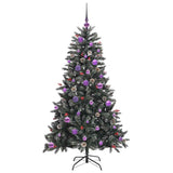 Albero di Natale artificiale con 150 LED Verde 150 cm