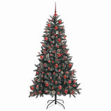 Albero di Natale artificiale con 300 LED Verde 180 cm