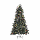 Albero di Natale artificiale con 300 LED Verde 180 cm