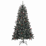 Albero di Natale artificiale con 300 LED Verde 180 cm