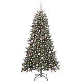 Albero di Natale artificiale con 300 LED Verde 180 cm