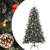 Albero di Natale artificiale con 300 LED Verde 180 cm