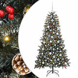 Albero di Natale artificiale con 300 LED Verde 180 cm