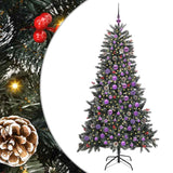 Albero di Natale artificiale con 300 LED Verde 180 cm