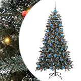 Albero di Natale artificiale con 300 LED Verde 180 cm