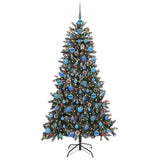Albero di Natale artificiale con 300 LED Verde 180 cm