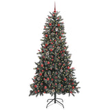 Albero di Natale artificiale con 300 LED Verde 210 cm