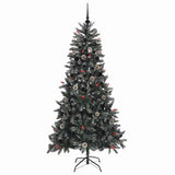 Albero di Natale artificiale con 300 LED Verde 210 cm