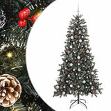 Albero di Natale artificiale con 300 LED Verde 210 cm