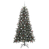 Albero di Natale artificiale con 300 LED Verde 210 cm