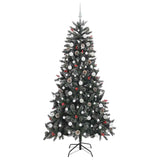 Albero di Natale artificiale con 300 LED Verde 210 cm