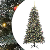 Albero di Natale artificiale con 300 LED Verde 210 cm