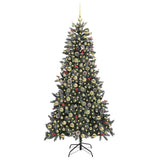 Albero di Natale artificiale con 300 LED Verde 210 cm