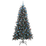 Albero di Natale artificiale con 300 LED Verde 210 cm