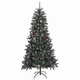 Albero di Natale artificiale con 300 LED Verde 210 cm