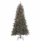 Albero di Natale artificiale con 300 LED Verde 240 cm
