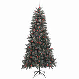Albero di Natale artificiale con 300 LED Verde 240 cm