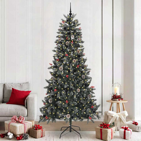 Albero di Natale artificiale con 300 LED Verde 240 cm