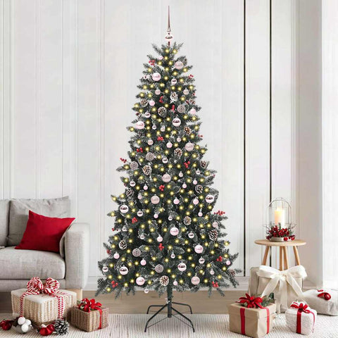 Albero di Natale artificiale con 300 LED Verde 240 cm