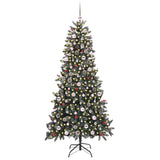 Albero di Natale artificiale con 300 LED Verde 240 cm