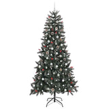 Albero di Natale artificiale con 300 LED Verde 240 cm