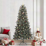 Albero di Natale artificiale con 300 LED Verde 240 cm